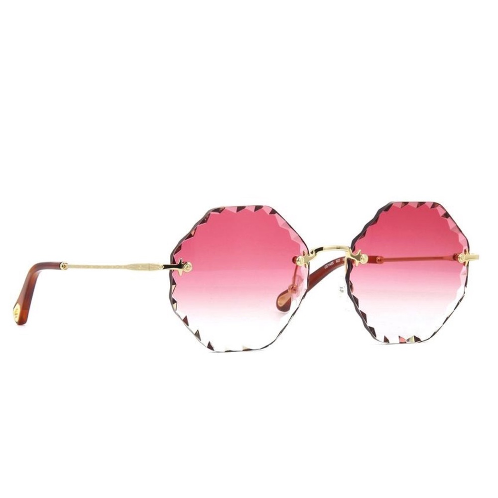 Chloe Rosie Rimless Sunglasses